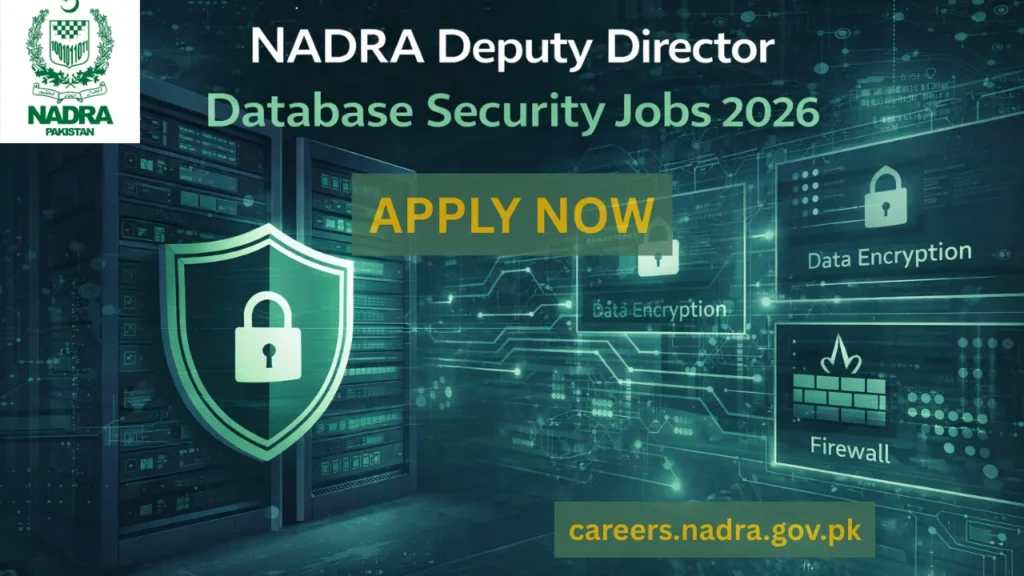 NADRA Deputy Director Database Security Job 2026 Islamabad careers.nadra.gov.pk