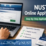 NUST Online Apply 2026 step by step application guide