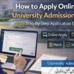 How to apply online university Pakistan guide