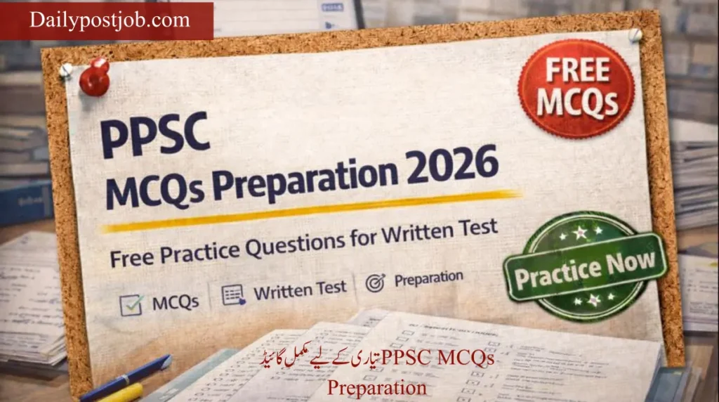 PPSC MCQs Preparation 2026 free practice questions