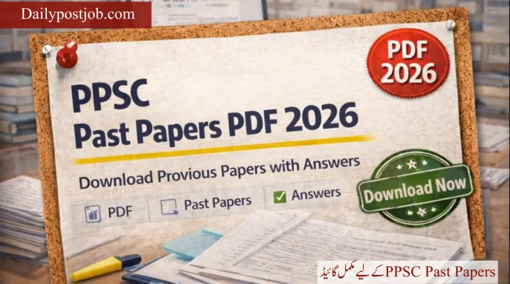 PPSC Past Papers PDF 2026 for exam preparation