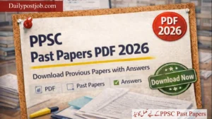 PPSC Past Papers PDF 2026 for exam preparation