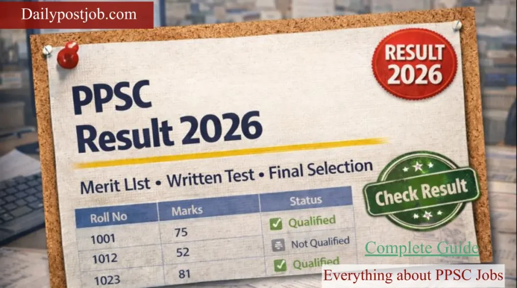 PPSC Result 2026 checking guide