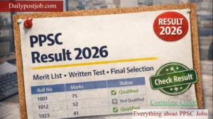 PPSC Result 2026 checking guide