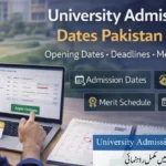 University Admission Dates Pakistan 2026 – Month-by-Month Calendar